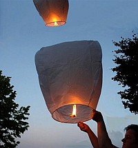 Come fare una lanterna volante cinese (skylantern)