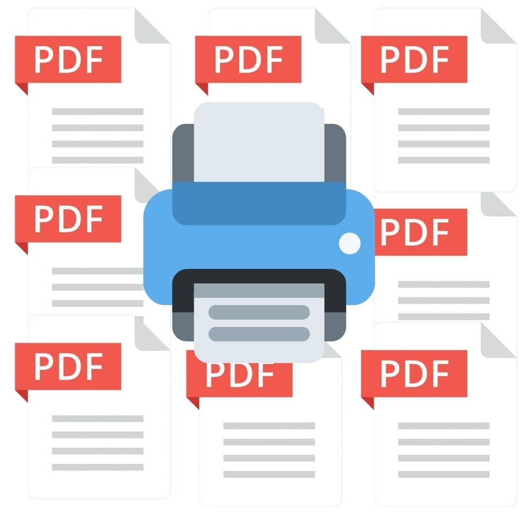 Come stampare più PDF insieme